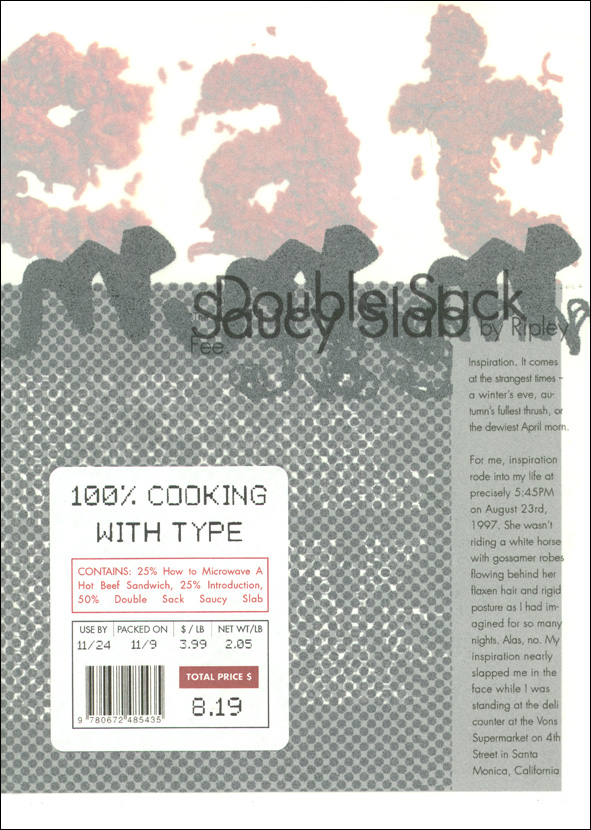Recipe Booklet front cover