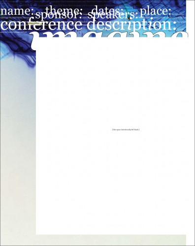 Imagine Conference Poster